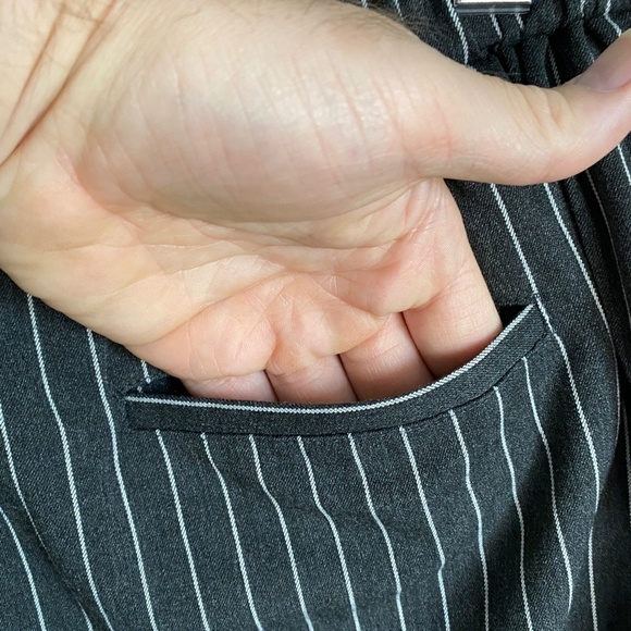 Hudson‎ North Women's Charcoal Pinstriped Pull On Pants Size Medium - Picture 5 of 13